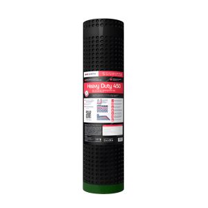 Профилированная мембрана с двумя клеевыми полосами Gruntflex Heavy Duty Дренаж, 450г/м2